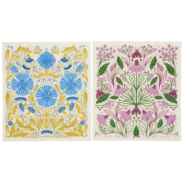 Caterpillar Flower Swedish Cloth Set
