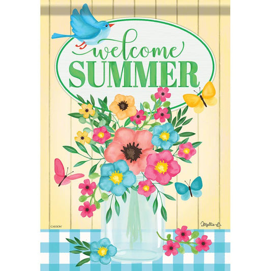 Garden Flag:  Welcome Summer