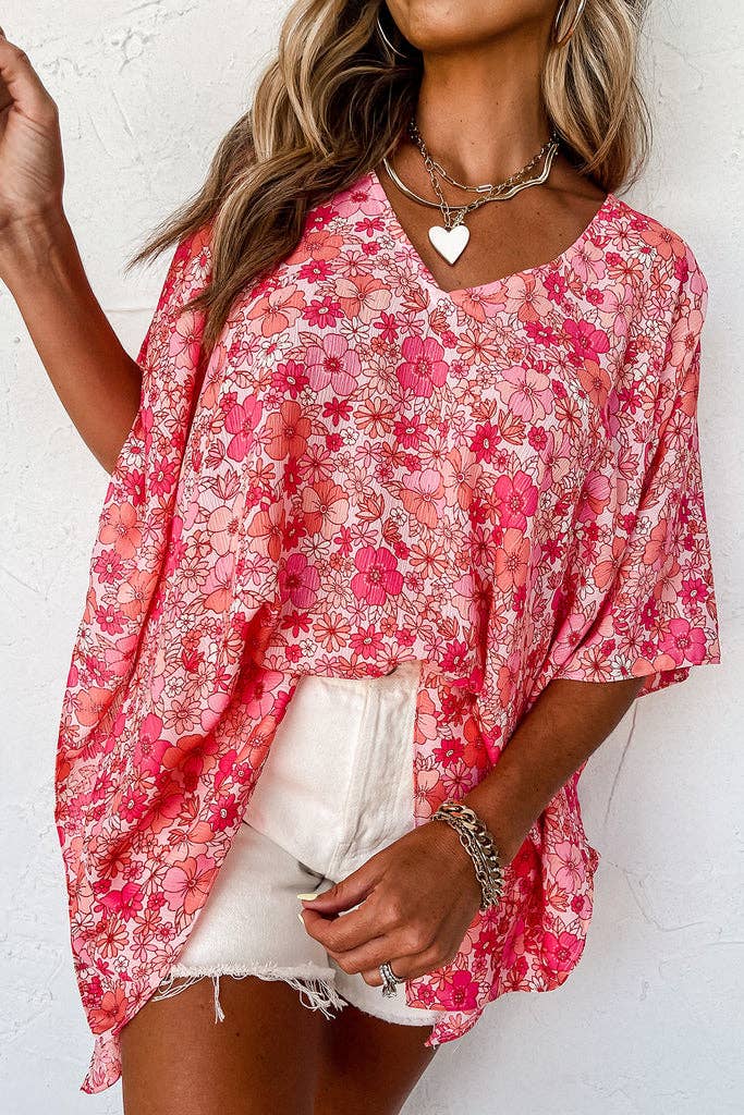 Floral Kimono Top*