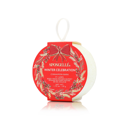 Spongellé’s Holiday Wreath Body Buffers