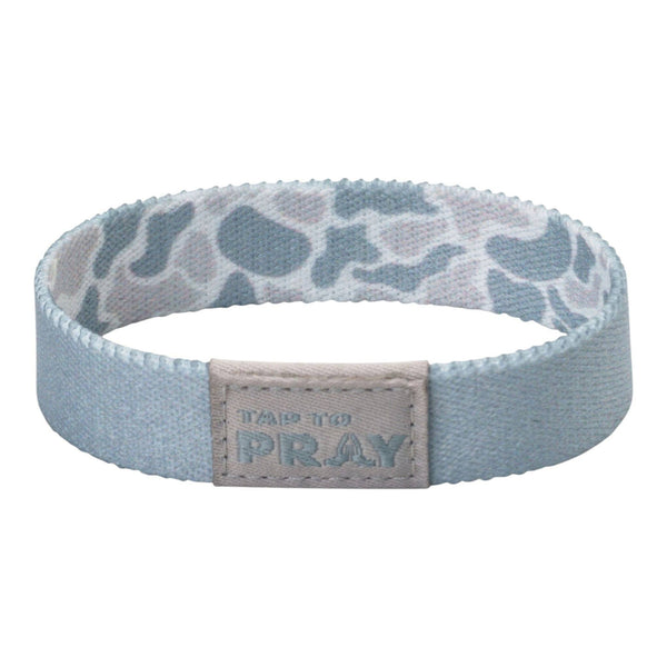 Tap To Pray® Wristband River Rock Camo