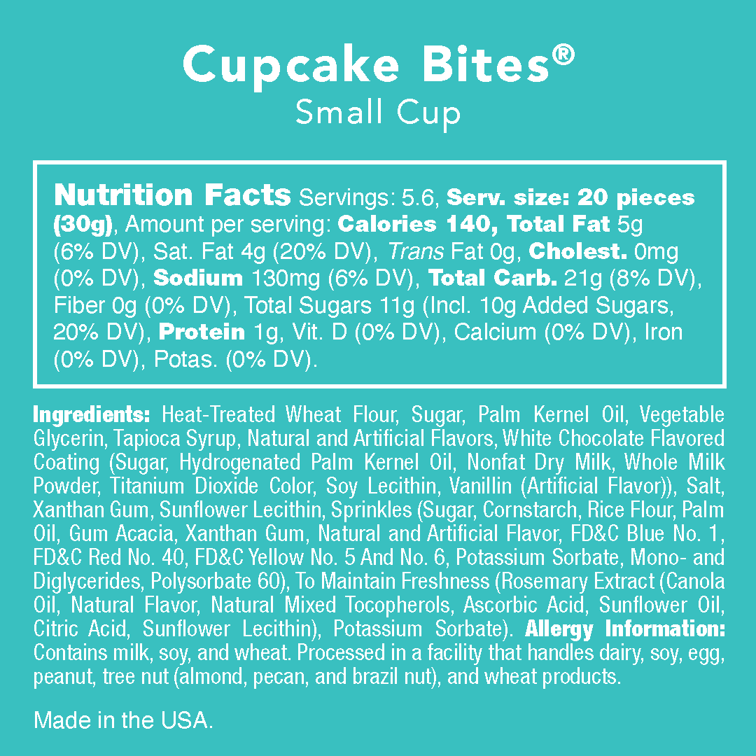 Candy Club Cupcake Bites