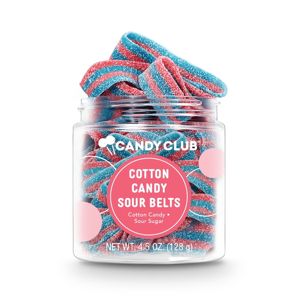 Candy Club Cotton Candy Sour Belts