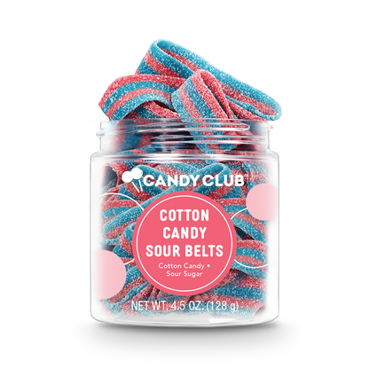 Candy Club Cotton Candy Sour Belts