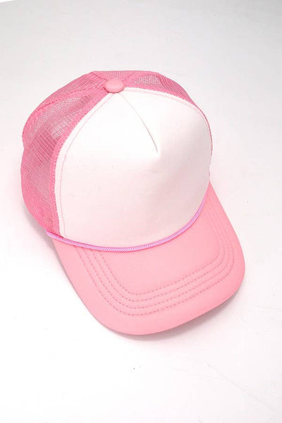 FOAM FRONT MESH BACK TRUCKER HAT