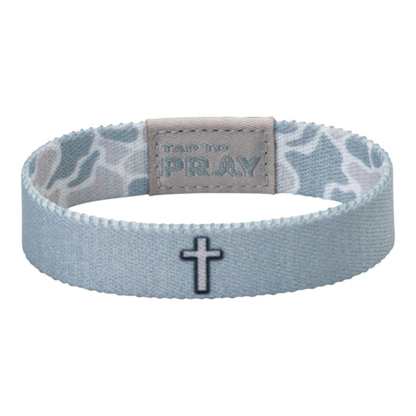 Tap To Pray® Wristband River Rock Camo