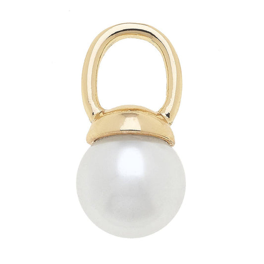 Pearl Drop Charm in Ivory