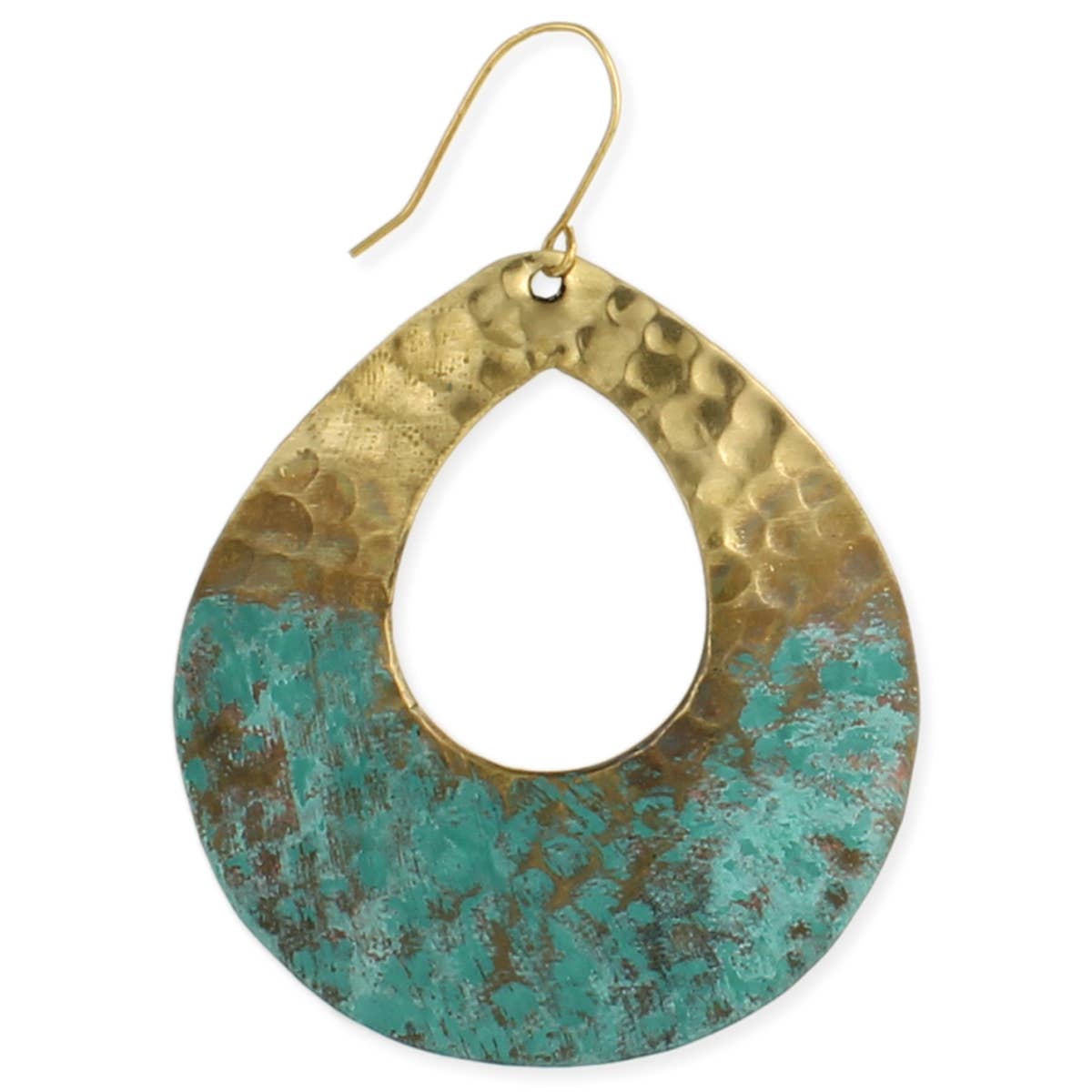 Patina Teardrop Earrings*