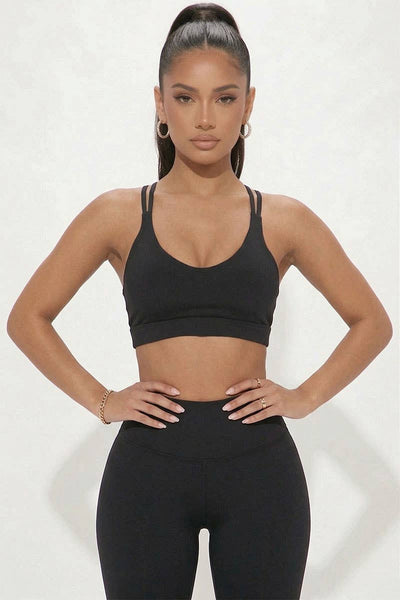 Criss Cross Back Sports Bra