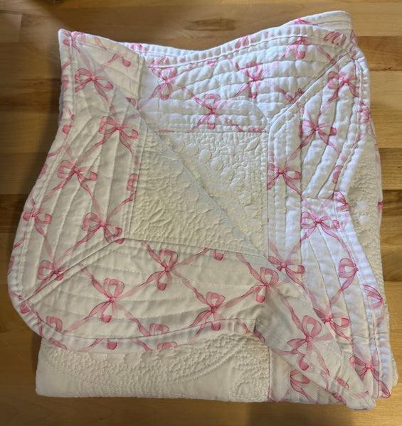 Heirloom Quilt - Baby Blanket Monogram
