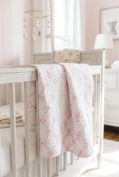 Heirloom Quilt - Baby Blanket Monogram