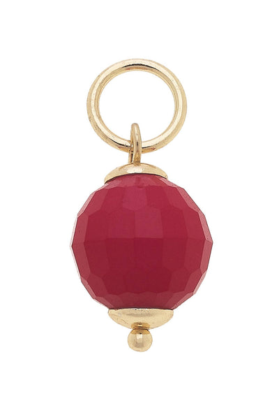 Resin Bead Charm: Pink