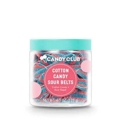 Candy Club Cotton Candy Sour Belts