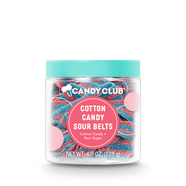 Candy Club Cotton Candy Sour Belts