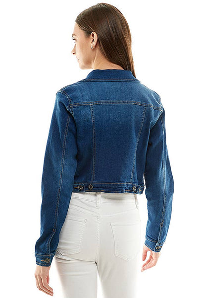 Casual Denim Jacket: DARK