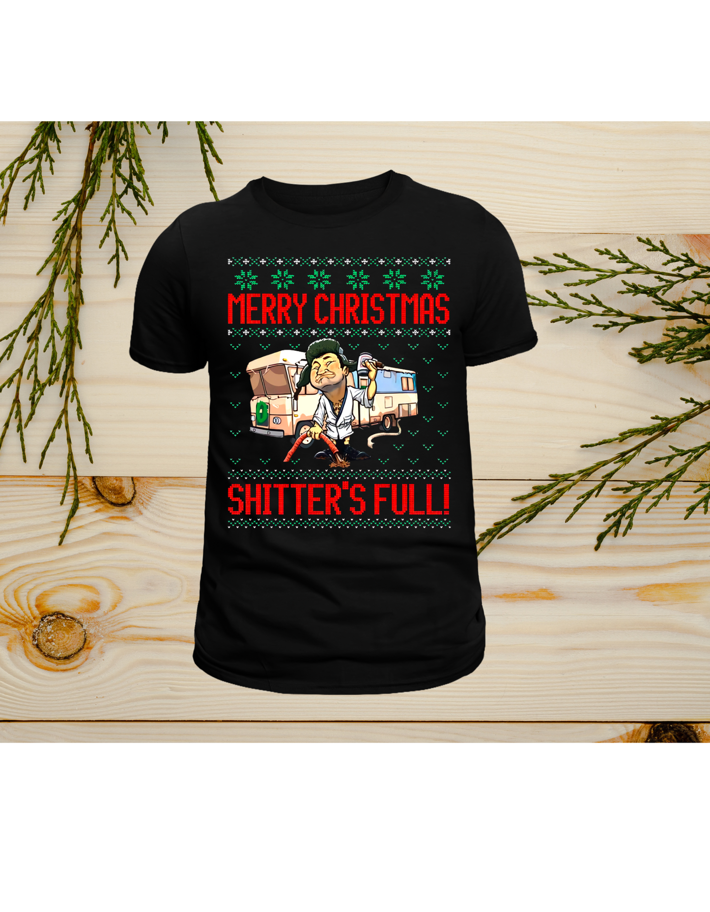 Merry Christmas Shitters Full Short Sleeve T-Shirt