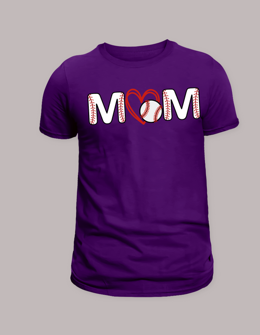 Mom Baseball In My Heart T*