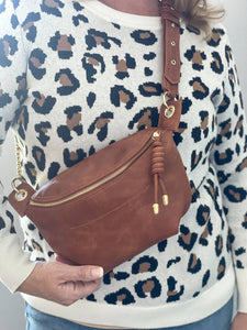 "The Finley" Brown Fanny Bag*