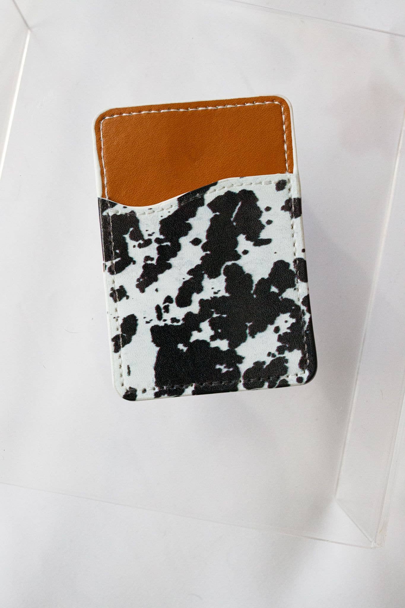 Black Cowhide Phone Pocket*