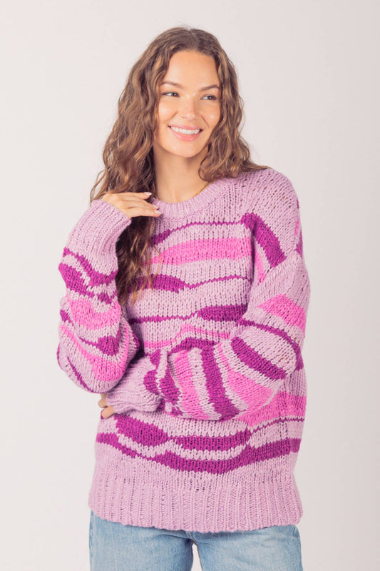 Orchid Knit Sweater*