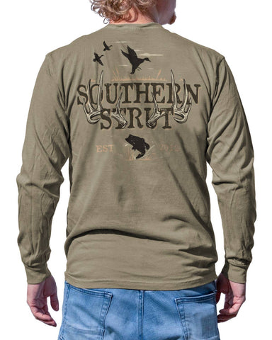 Duck, Deer & Bass Long Sleeve T-Shirt