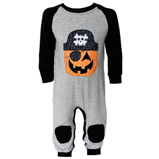 Pirate Jack O Lantern Romper