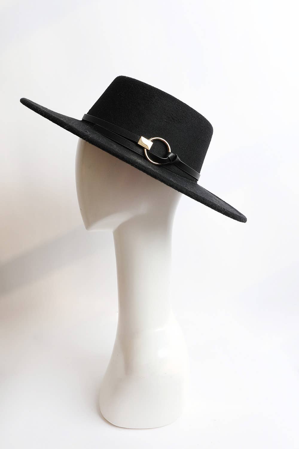 Gold Ring Buckle Bolero Hat