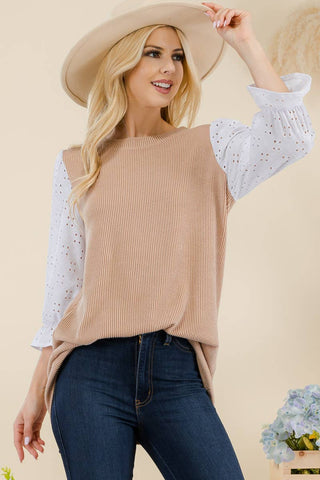Eyelet Missy Top*