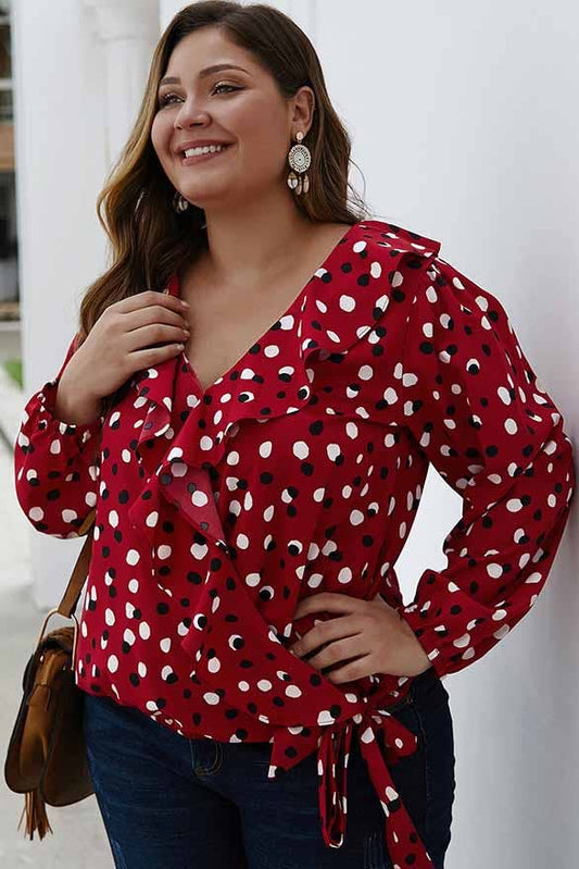 Polka Dot Sleeve Top