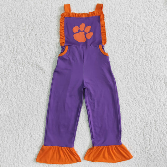 Girls Clemson Overalls