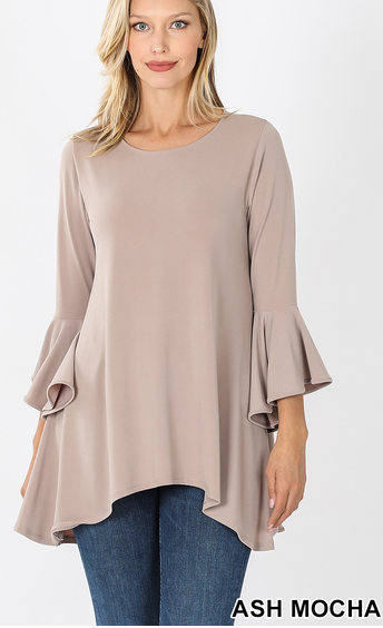 Long Sleeve Waterfall Top*