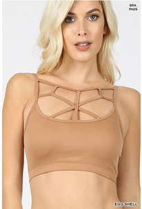 BRALETTE WEB FRONT WITH BRA PADS*