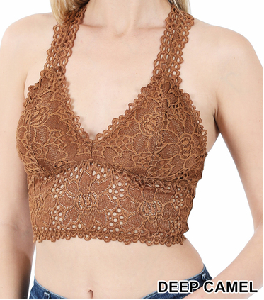 Stretch Lace Bralette, Curvy*