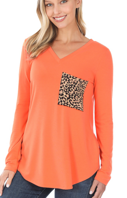 Leopard Pocket Tee