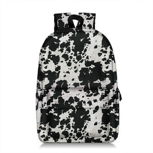 Black Cowhide Backpack*