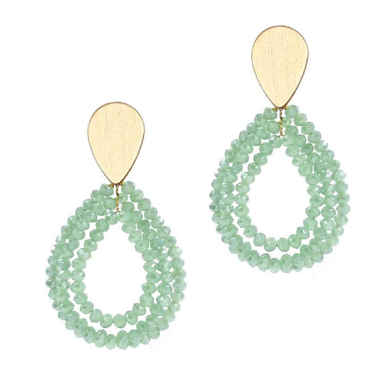 Seafoam Capri Earrings*