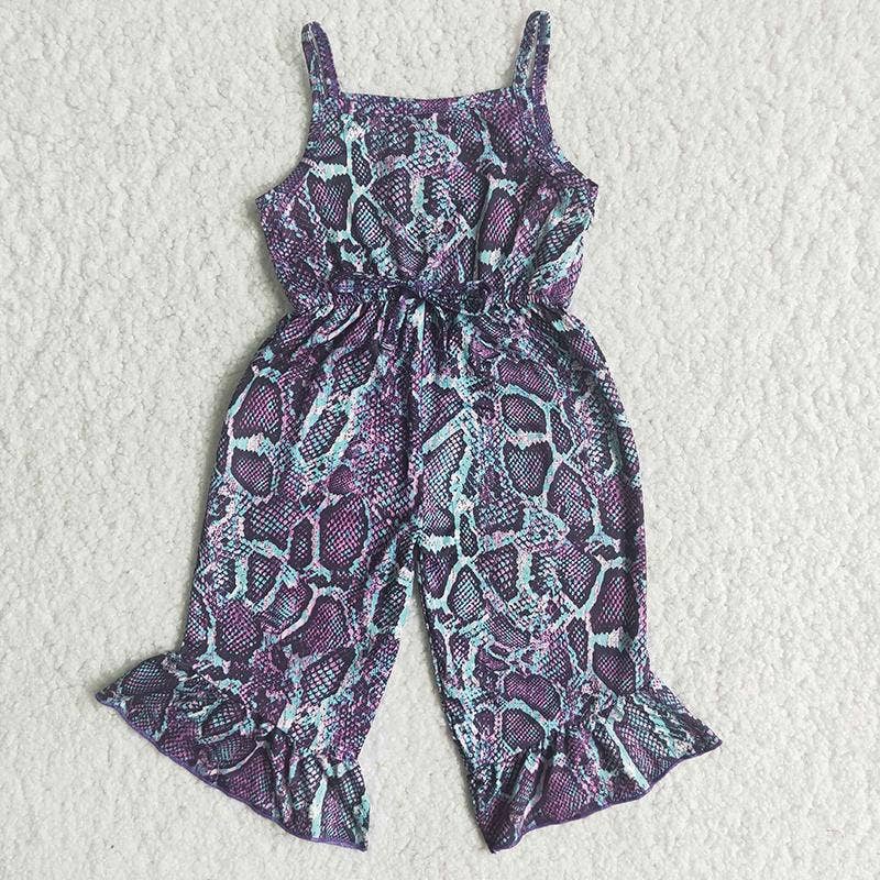 Girl  Snake Skin Jumpsuit