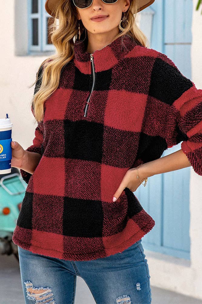 Soft as Butter Buffalo Plaid Fleece