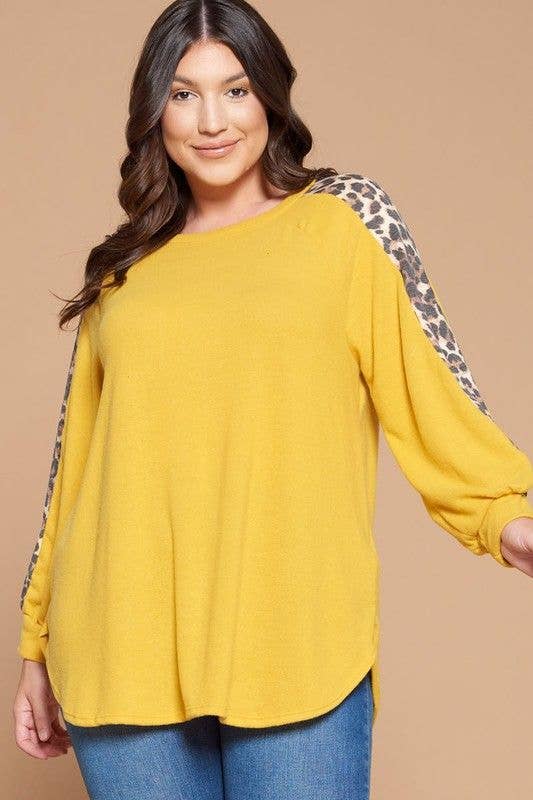 Yellow Hacci and Leopard Top*