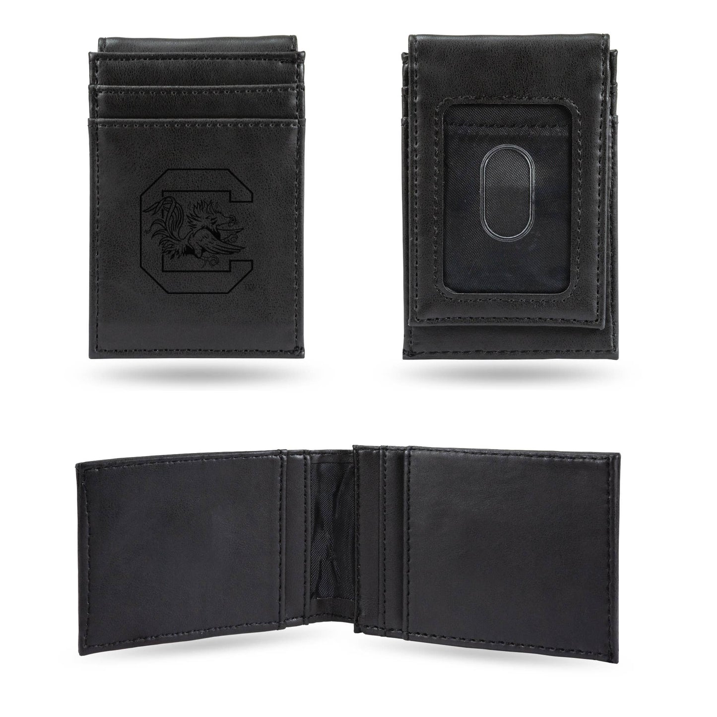 South Carolina Gamecocks Engraved Front Pocket Wallet