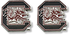 NCAA South Carolina Gamecocks Logo Post Earrings