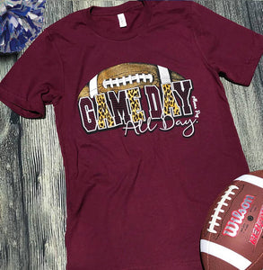 Game Day T-shirt-Garnet