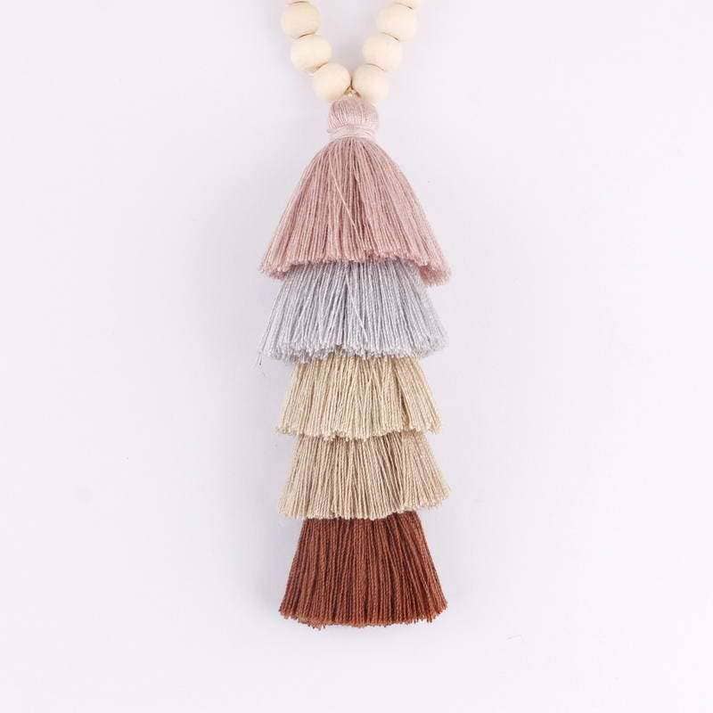 Neutrals Tassel Necklace*