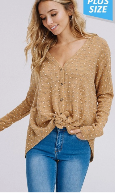 Cardigan Top, Curvy*