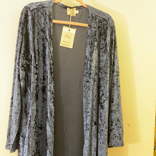 Midnight Velvet cardigan