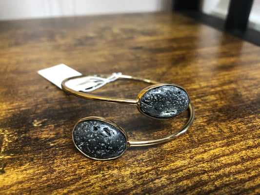 Charcoal Stone Bangle