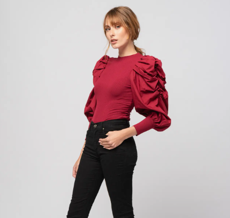 Boufed Sleeve Top*