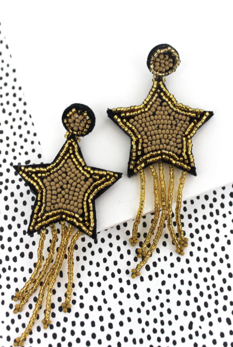 Shooting Star Bead Earrings